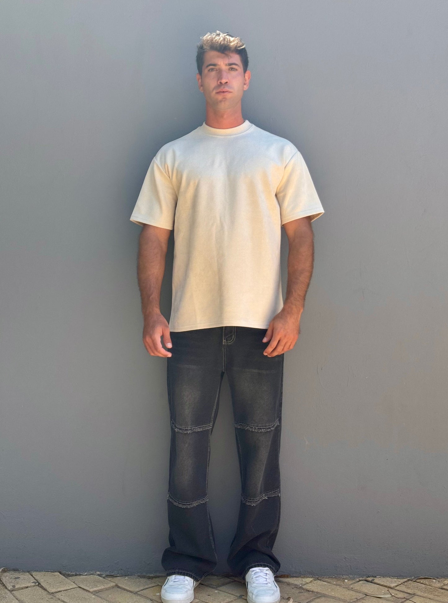 Lightcream Oversized Tee Ανδρική - Beige