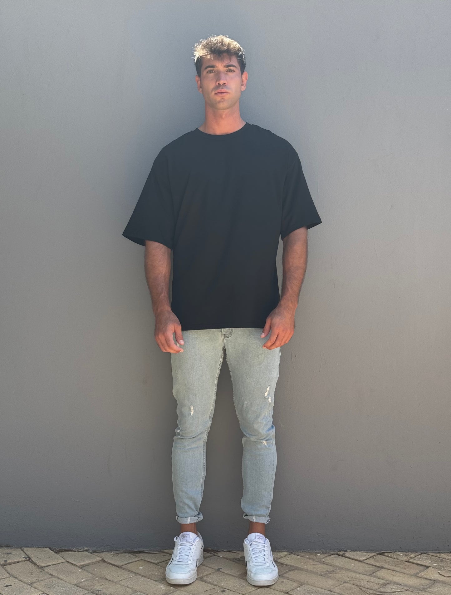Eagle Oversized Tee Ανδρική - Black