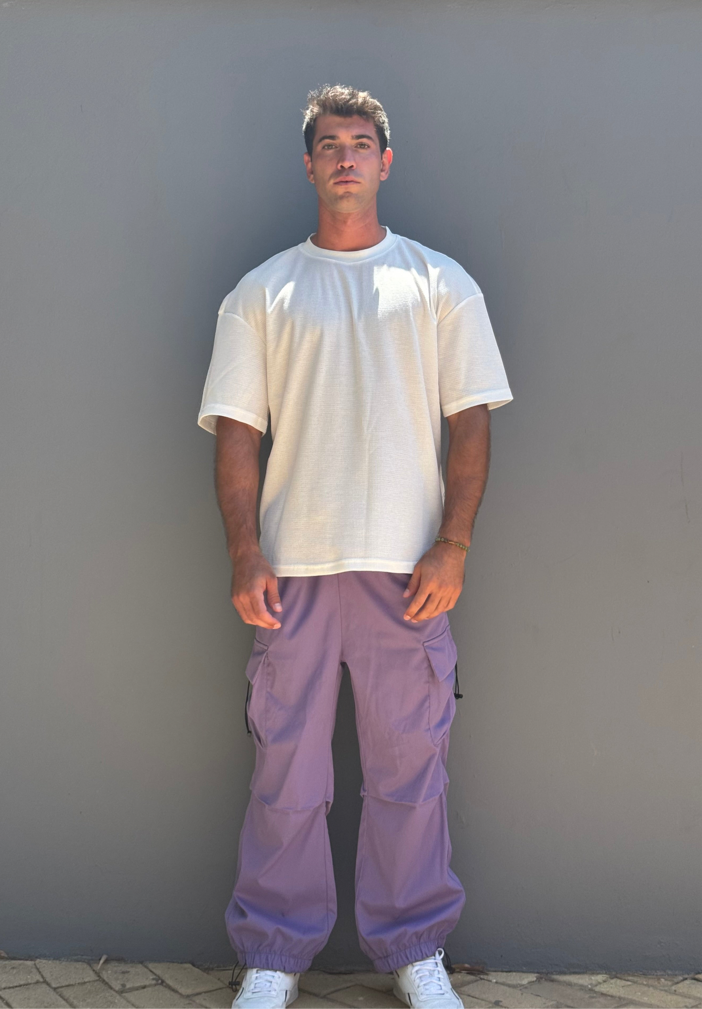 Cotle Oversized Tee Ανδρική - White