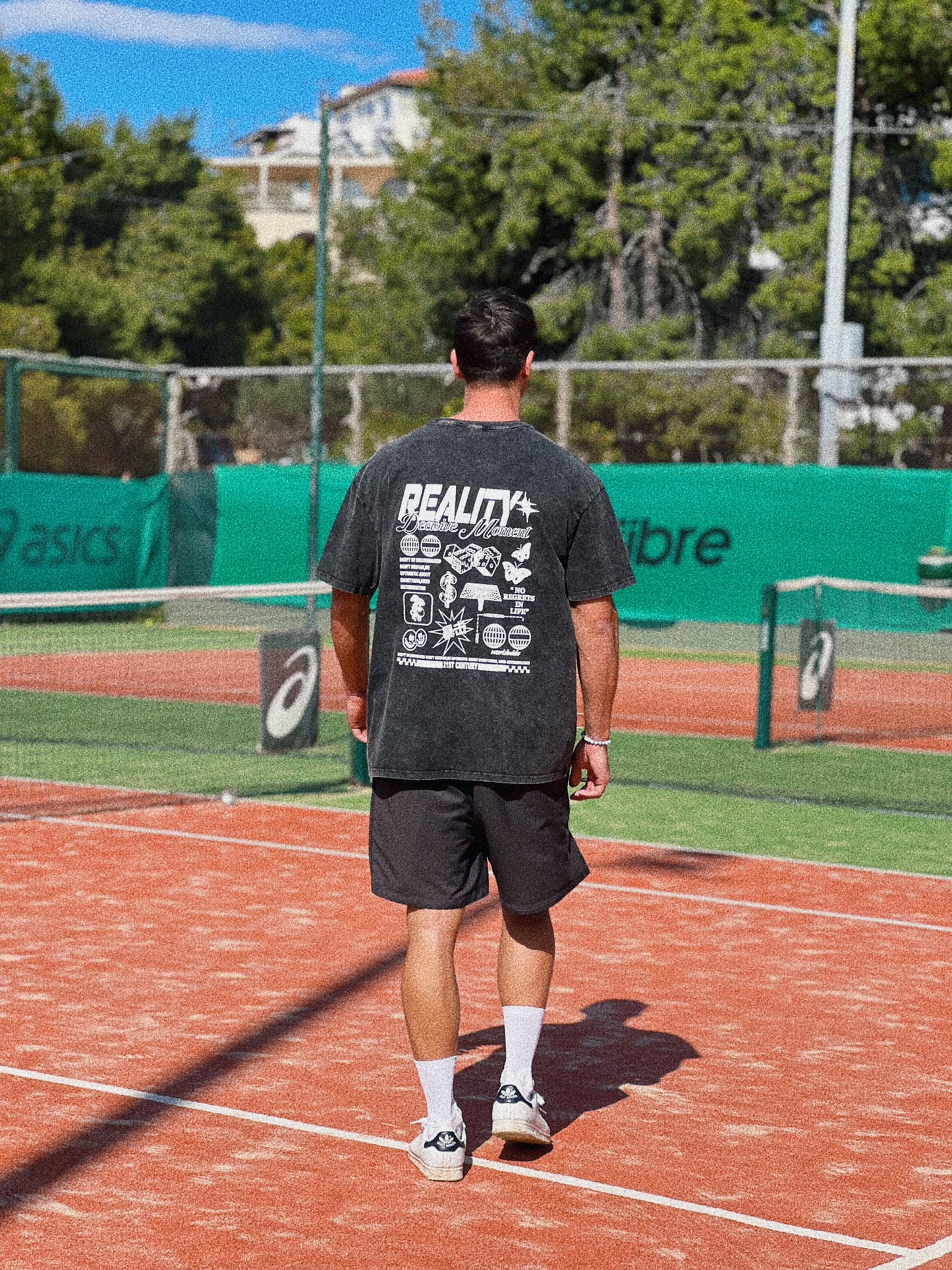 Reality Washed Tee Ανδρική - Dark Grey