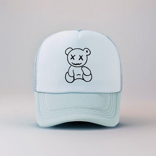 Human Teddy Hat - Light Gray