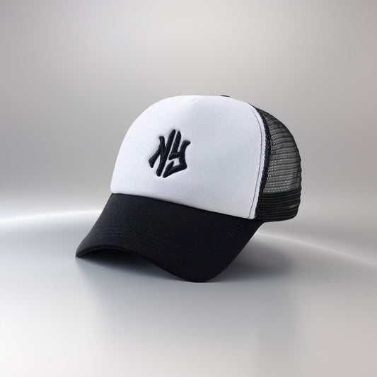 Embroidered NY Hat - Black