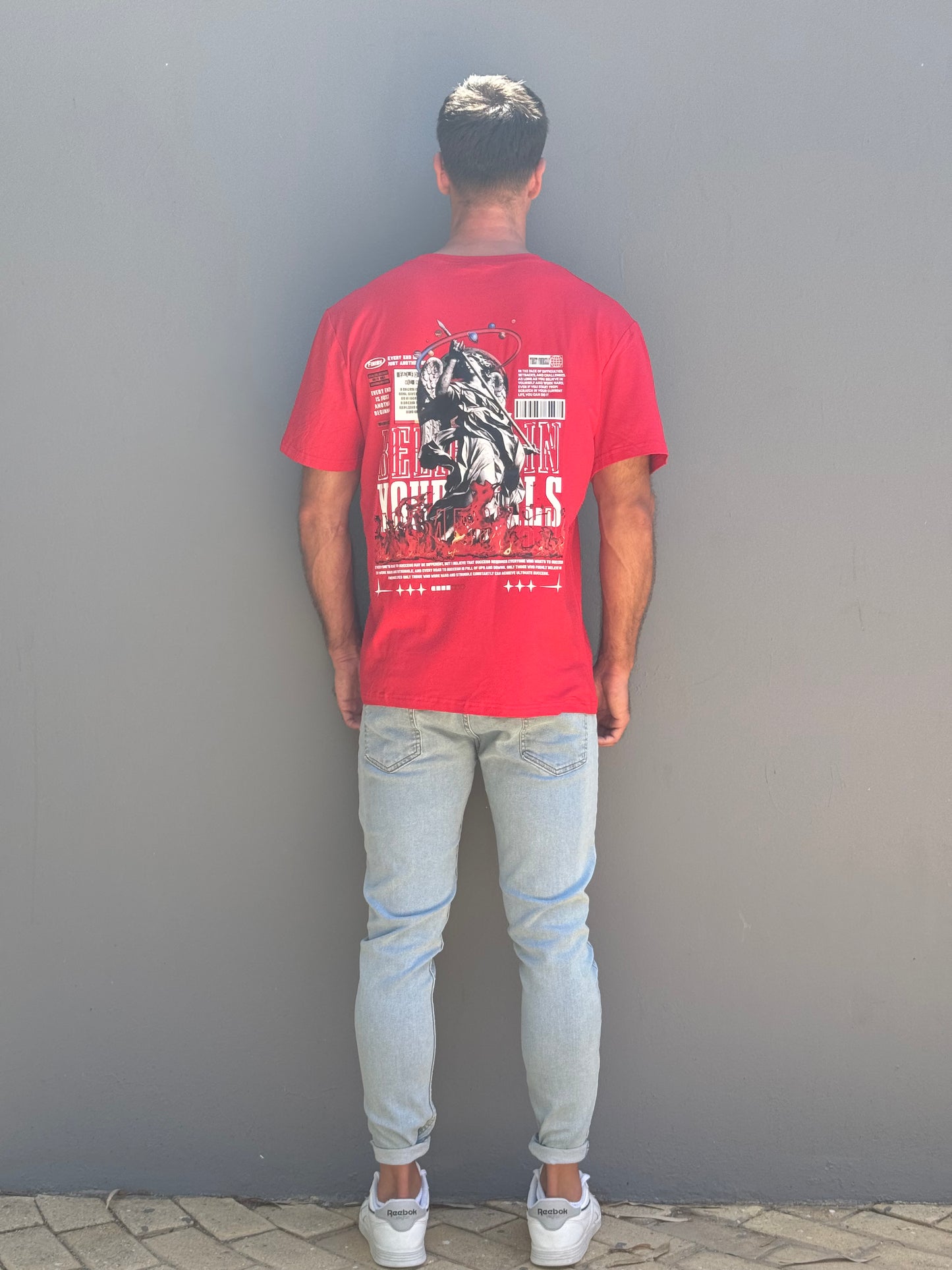 Doja Print Tee Ανδρική - Red