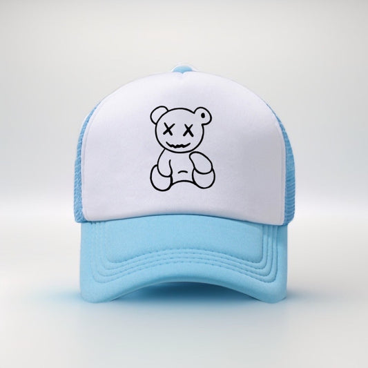 Human Teddy Hat - Light Blue