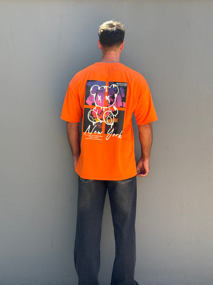 NY Teddy Tee Ανδρική - Orange