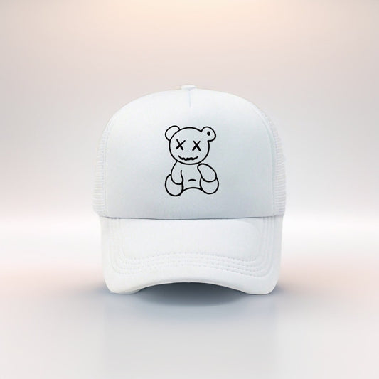 Human Teddy Hat - White