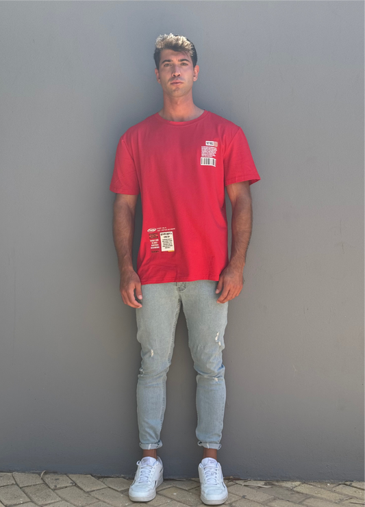 Doja Print Tee Ανδρική - Red