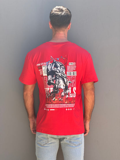 Doja Print Tee Ανδρική - Red