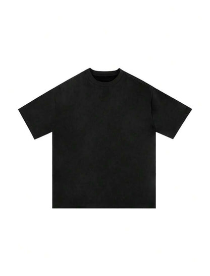 Oversized Velvet Tee Ανδρική - Black