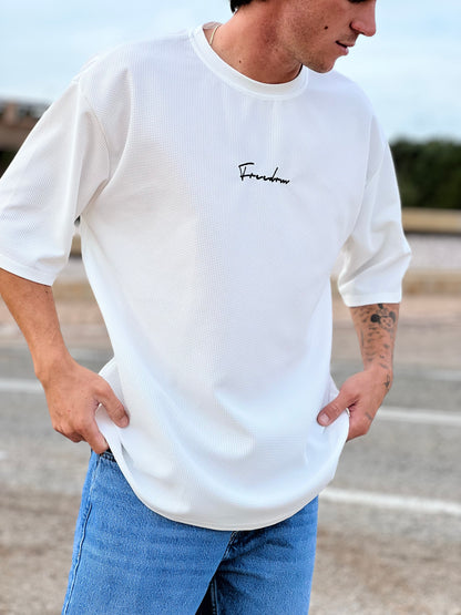 Freedom Oversized Tee Ανδρική - White